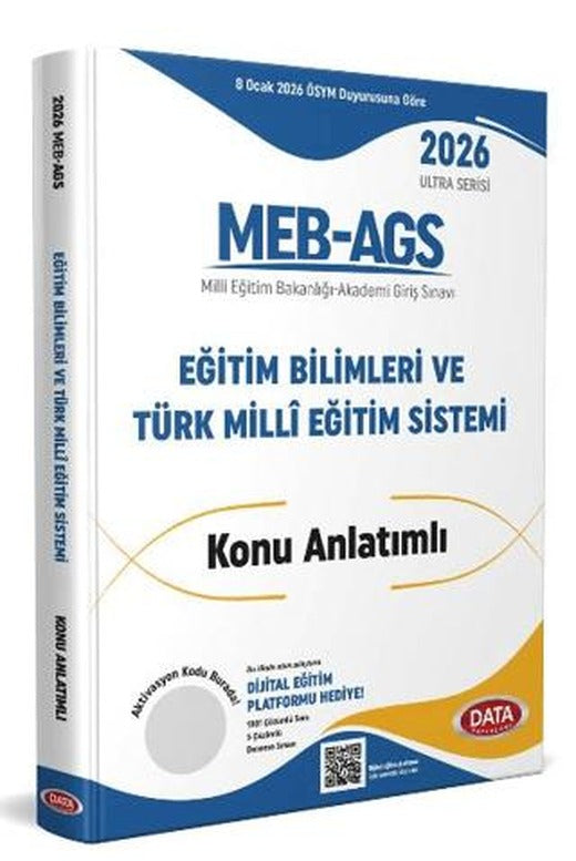 AGS Ultra Serisi Eğitimin Temelleri - Türk Milli Eğitim Sistemi Konu Anlatımlı | Data Yayınları (Ciltsiz)