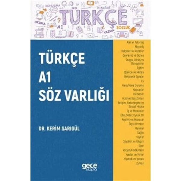 Türkçe A1 Söz Varlığı | Gece Kitaplığı (İnce Kapak)