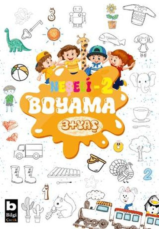 Neşeli Boyama 2 | Bilgi Yayınevi (Ciltsiz)