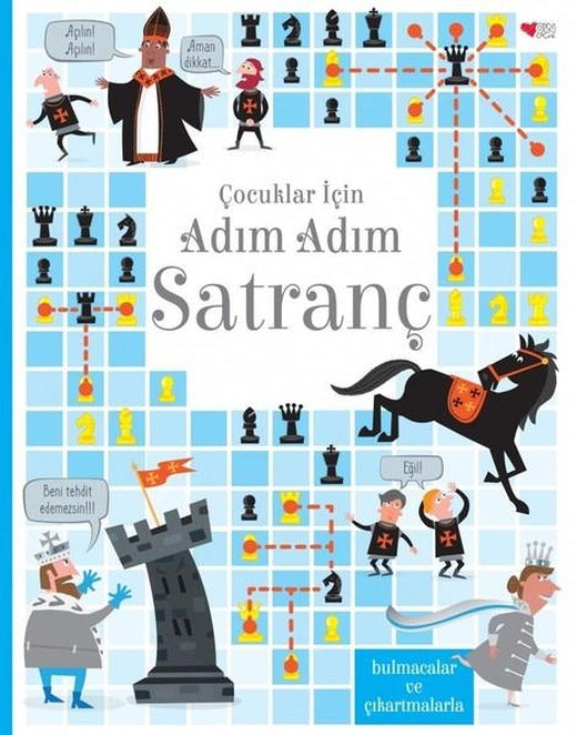 Çocuklar İçin Adım Adım Satranç | Can Çocuk Yayınları (Ciltli)