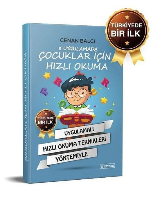 8 Uygulamada Çocuklar İçin Hızlı Okuma | Kumran (İnce Kapak)