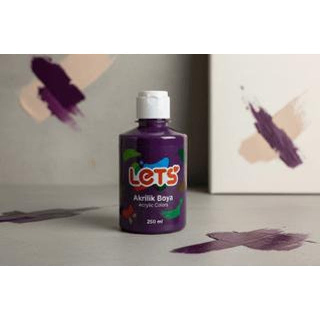 Let’s Akrilik Boya Mor 250 ml | Lets