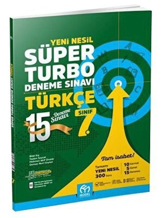 7. Sınıf Türkçe Yeni Nesil Süper Turbo Deneme Sınavı | Model Eğitim Yayınları