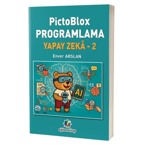 PictoBlox Programlama Yapay Zeka 2 | Eğiten Kitap (İnce Kapak)