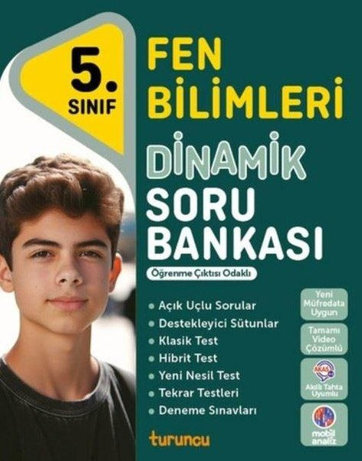 5. Sınıf Fen Bilimleri Dinamik Soru Bankası Turuncu | Turuncu Yayınları (İnce Kapak)