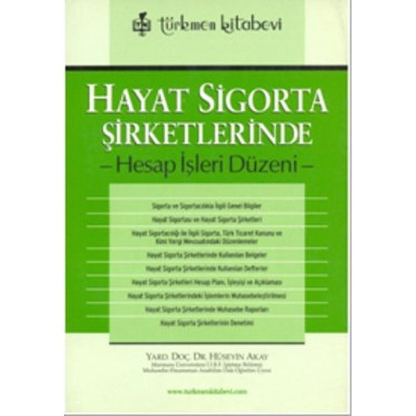 Hayat Sigorta Şirketlerinde | Türkmen Kitabevi (Ciltsiz)
