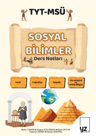 TYT - MSÜ Sosyal Bilimler Ders Notları | YZ Yayınları (Ciltsiz)  - Resim 1