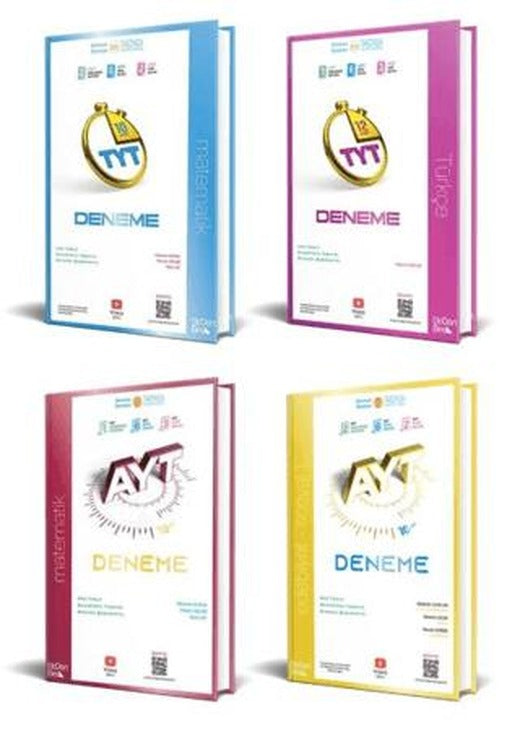 Üç Dört Beş TYT - AYT Matematik Türkçe Deneme Seti | Üç Dört Beş Yayınları (Ciltsiz)