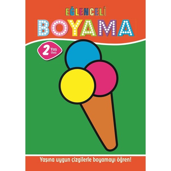 Eğlenceli Boyama - 2 Yaş Üstü 4'lü Pastel Boya Hediyeli | Parıltı Yayınları