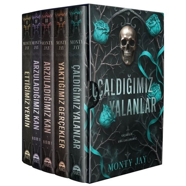 Monty Jay Hollow Erkekleri serisi Seti - 5 Kitap Takım | Martı Yayınları (İnce Kapak)