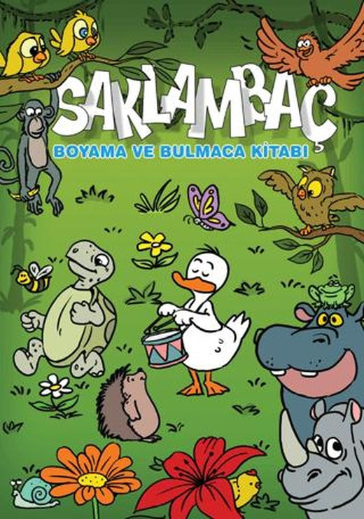 Saklambaç Boyama ve Bulmaca Kitabı