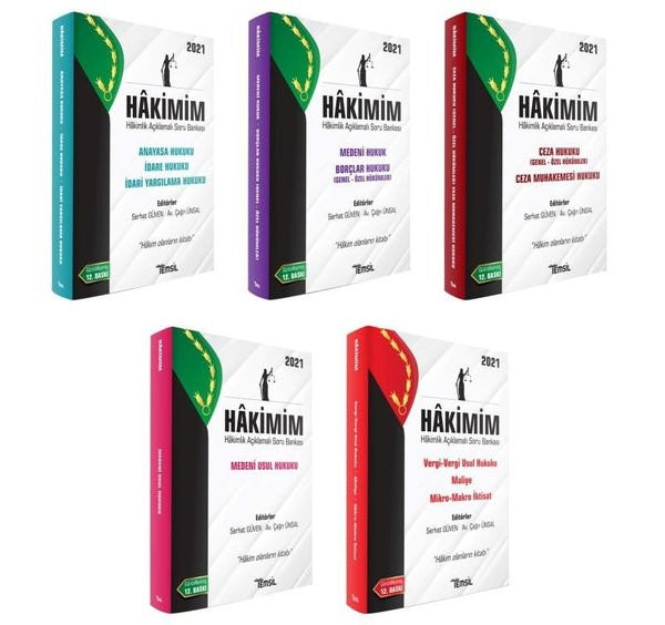 Hakimim - İdari Hakimlik Seti (5 Kitap Takım) | Temsil Kitap (Ciltsiz)