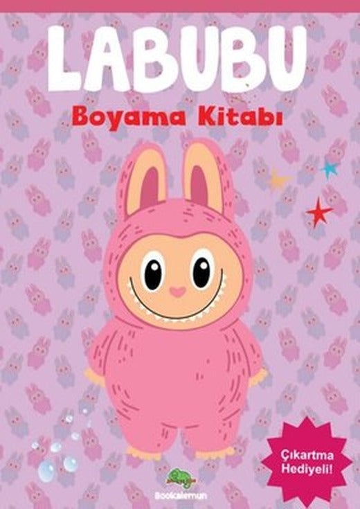 Labubu Boyama Kitabı - Çıkartma Hediyeli! | Bookalemun Yayınları (İnce Kapak)