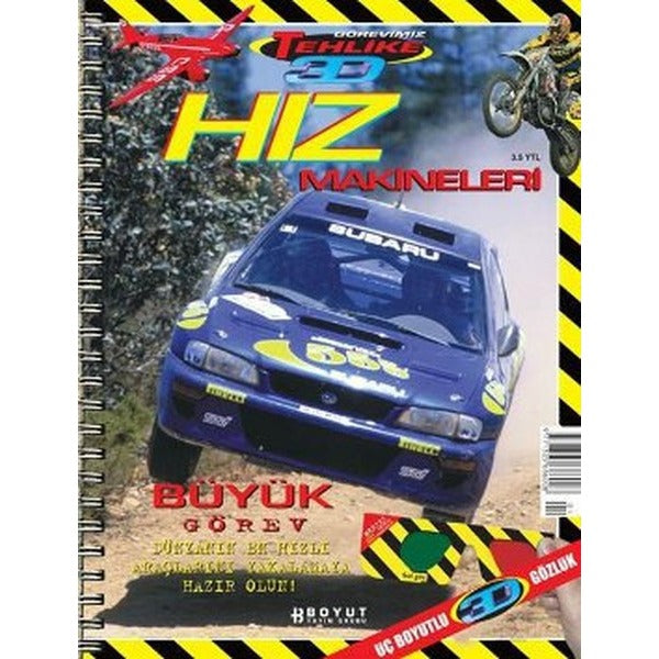 3D Çocuk Dergisi - Hız Makineleri | Boyut Yayın Grubu (Ciltsiz)