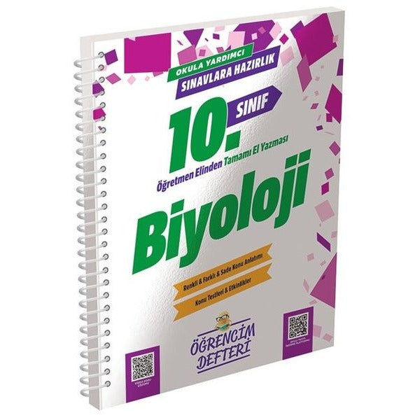 10. Sınıf Biyoloji Öğrencim Defteri | Murat Yayınları (İnce Kapak)