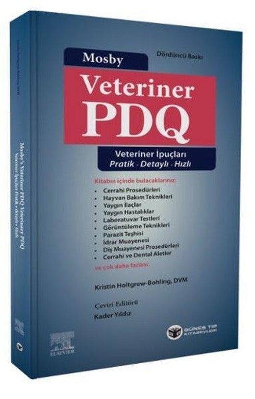 Mosby Veteriner PDQ - Veteriner İpuçları Pratik Detaylı Hızlı | Güneş Tıp Kitabevleri (İnce Kapak)