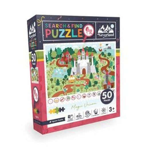 Neverland Ara Ve Bul Magic Unicorn (Sihirli Tek Boynuzlu At) 50 Parça Puzzle NL414 | Neverland