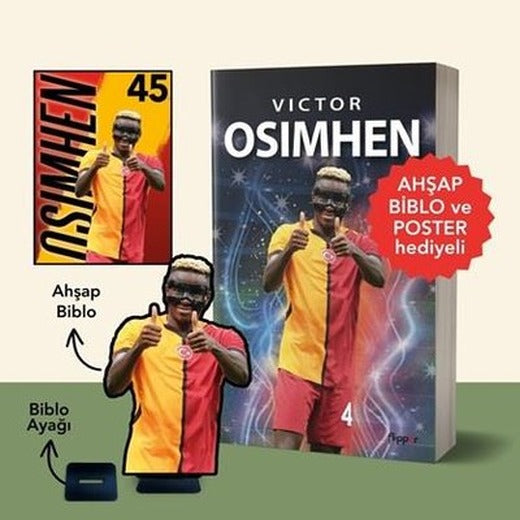 Victor Osimhen - Biblo ve Poster Hediyeli! | Flipper Yayıncılık (İnce Kapak)