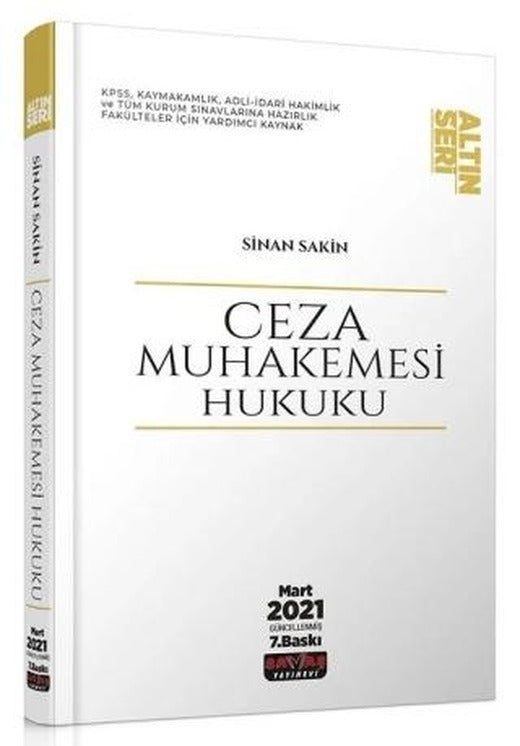 Ceza Muhakemesi Hukuku Altın Seri | Savaş Yayınevi (Ciltsiz)