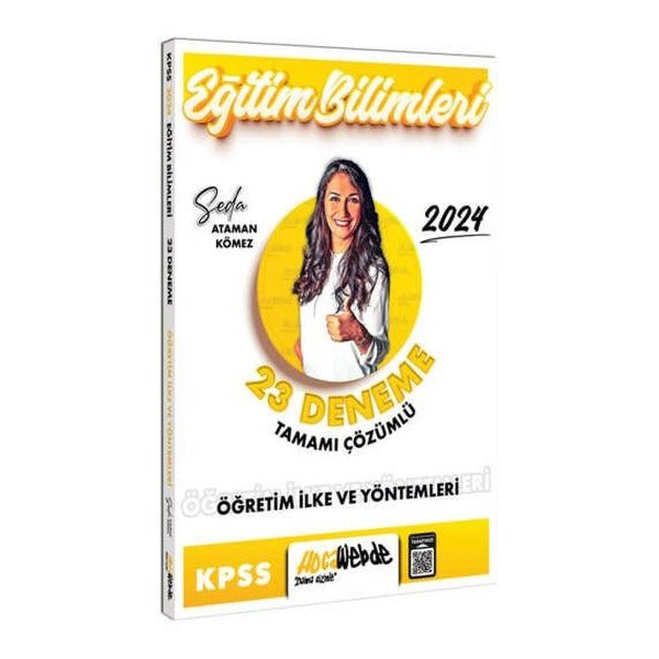 2024 KPSS Eğitim Bilimleri Öğretim İlke Ve Yöntemleri Tamamı Çözümlü 23 Deneme | HocaWebde Yayınları (Ciltsiz)