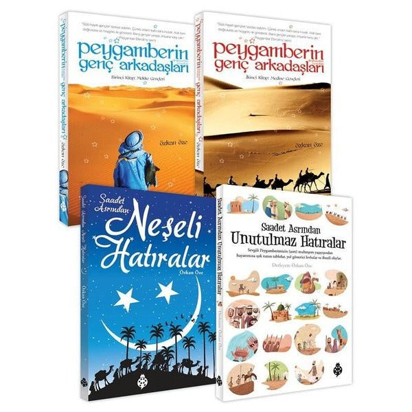 Peygamberimizin Hayatından Hatıralar Seti - 4 Kitap Takım | Uğurböceği (İnce Kapak)