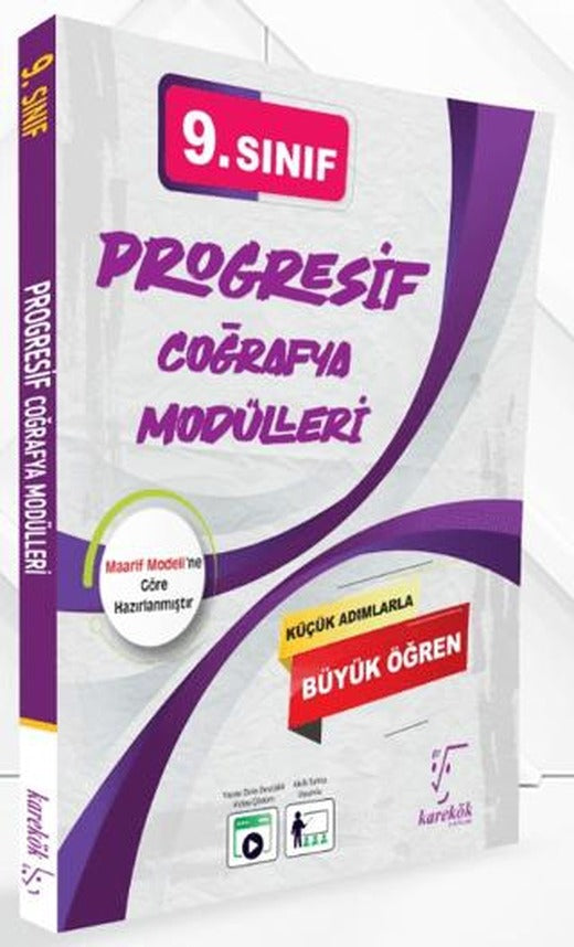 9. Sınıf Progresif Coğrafya Modülleri | Karekök Yayıncılık (Ciltsiz)