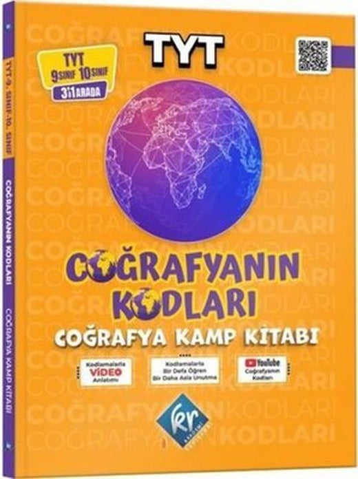 TYT Coğrafya 9. Sınıf 10. Sınıf Coğrafyanın Kodları Kamp Kitabı | KR Akademi