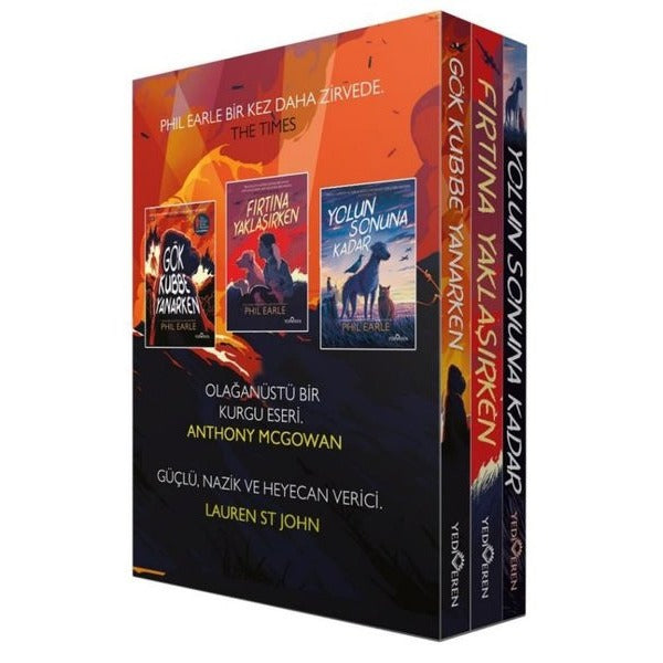 Phil Earle Ödüllü Gençlik Romanları Seti - 3 Kitap Takım | Yediveren Yayınları (İnce Kapak)