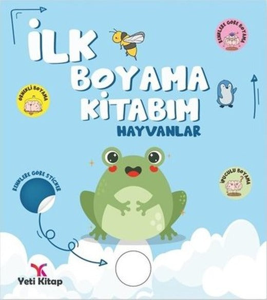 İlk Boyama Kitabım - Hayvanlar | Yeti Kitap (İnce Kapak)