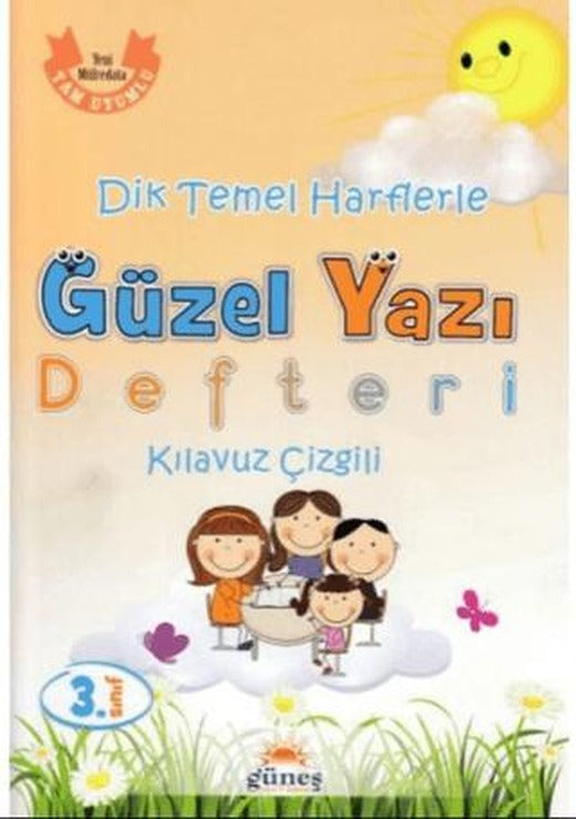 3. Sınıf Güzel Yazı Defteri | Güneş Yayın Dağıtım (Ciltsiz)