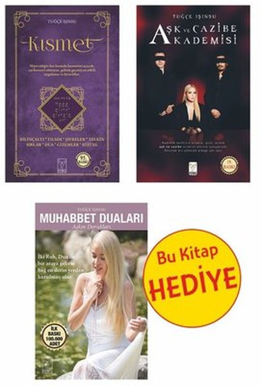 Kısmet - Aşk ve Cazibe Akademisi Seti - 2 Kitap Takım - Hediye: Muhabbet Duaları | Feniks Kitap (İnce Kapak)