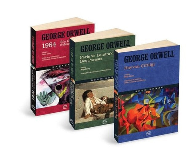 George Orwell Seti - 3 Kitap Takım | İletişim Yayınları (İnce Kapak)