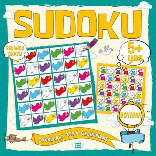 Çocuklar İçin Sudoku - Boyama 5+Yaş | Dokuz Yayınları