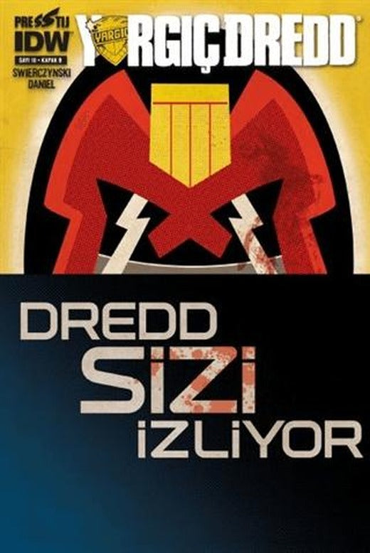 Yargıç Dredd Sayı 10 - Kapak B | Presstij Kitap (Ciltsiz)