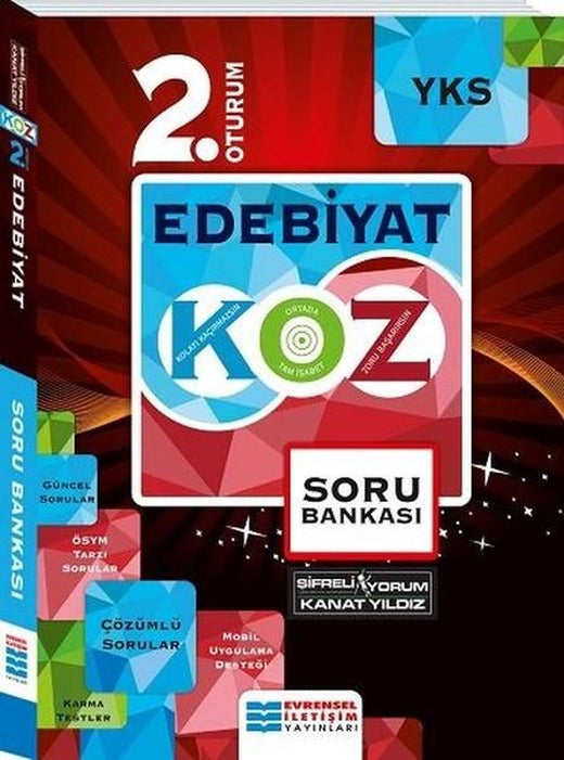 YKS 2.Oturum Edebiyat Kolaydan Zora Soru Bankası | Evrensel İletişim Yayınları (İnce Kapak)