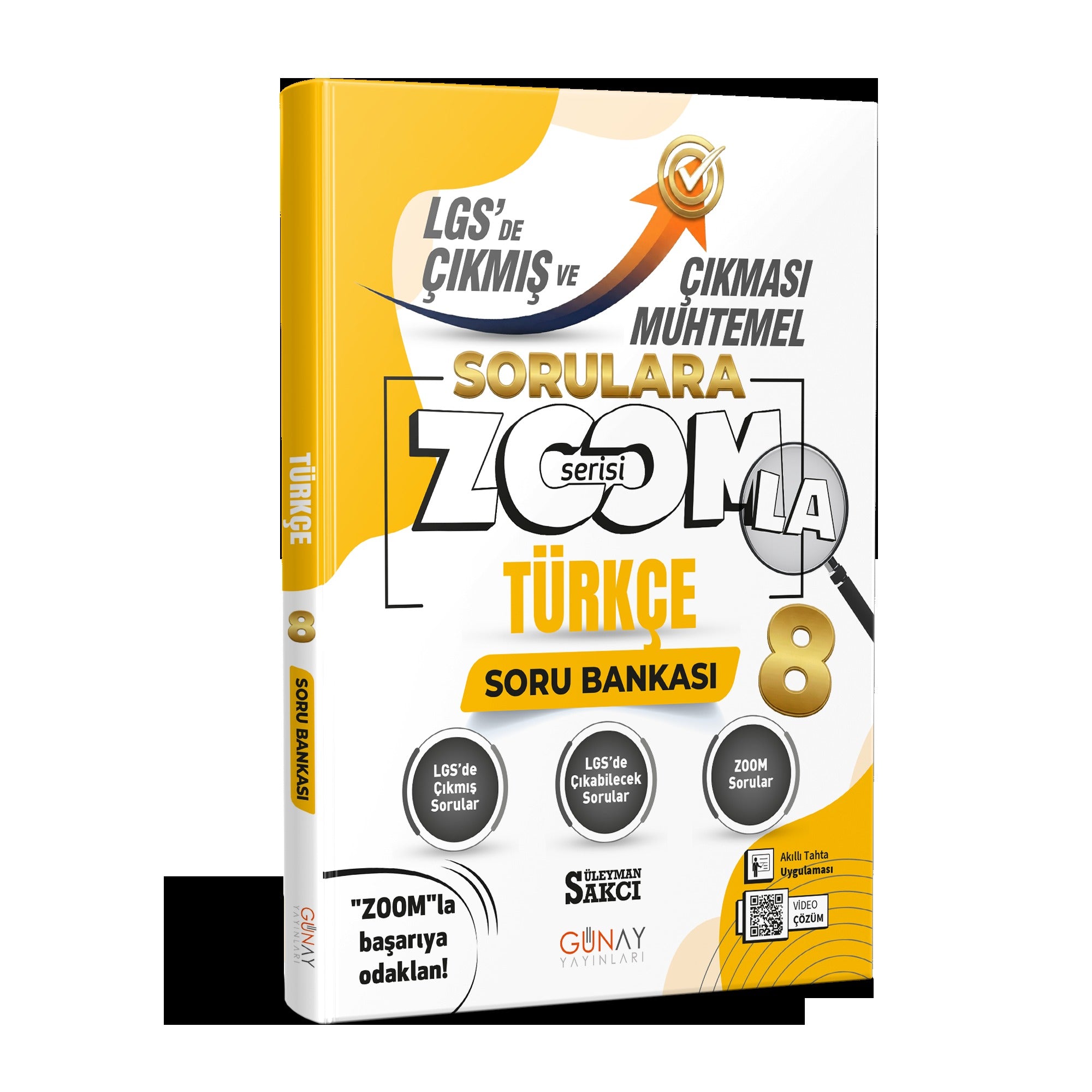 8. Sınıf LGS'de Çıkmış ve Çıkması Muhtemel Sorular Türkçe | Günay Yayıncılık (İnce Kapak)