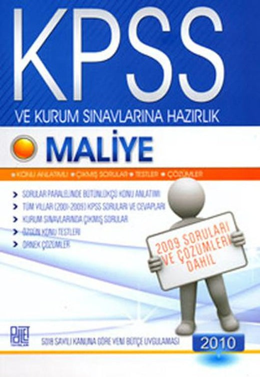 KPSS ve Kurum Sınavlarına Hazırlık Maliye 2010 | Palet Yayınları (İnce Kapak)