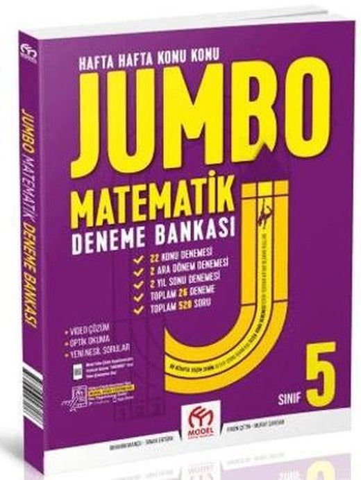 5. Sınıf Jumbo Matematik Deneme Bankası | Model Eğitim Yayıncılık (Ciltsiz)