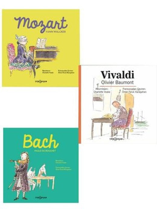 Çocuklar İçin Klasik Müzik Seti - 3 Kitap Takım | Yeni İnsan Yayınevi