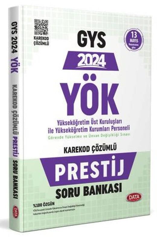 YÖK Üst Kuruluşları ile YÖK Personeli GYS Prestij Soru Bankası - Karekod Çözümlü | Data Yayınları (Ciltsiz)