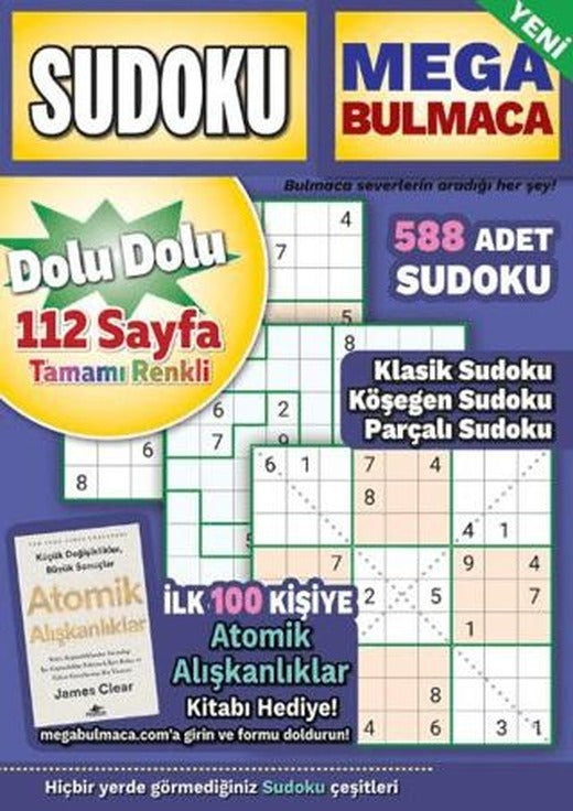 Mega Sudoku Bulmaca 14 | Maxi Yayıncılık (Ciltsiz)