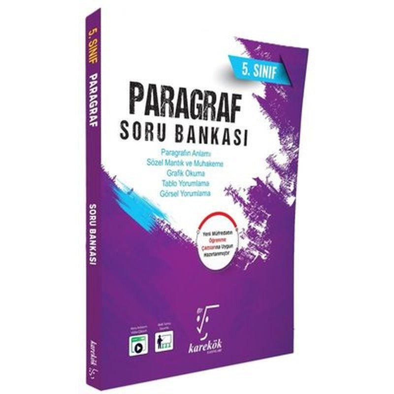 5.  Sınıf Paragraf Soru Bankası | Karekök Eğitim Yayın (İnce Kapak)