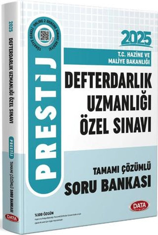Defterdarlık Uzmanlığı Özel Sınavı Tamamı Çözümlü Soru Bankası | Data Yayınları (Ciltsiz)
