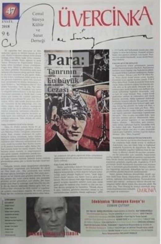 Üvercinka Dergisi Sayı: 47 Eylül 2018 | Üvercinka Dergisi (Ciltsiz)
