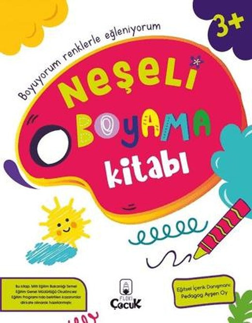 Neşeli Boyama Kitabı | Floki Çocuk (Ciltsiz)