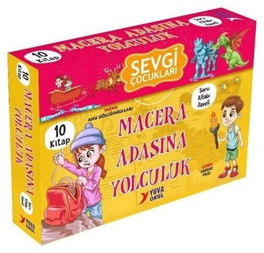 Macera Adasına Yolculuk Seti-10 Kitap Takım | Yuva (İnce Kapak)