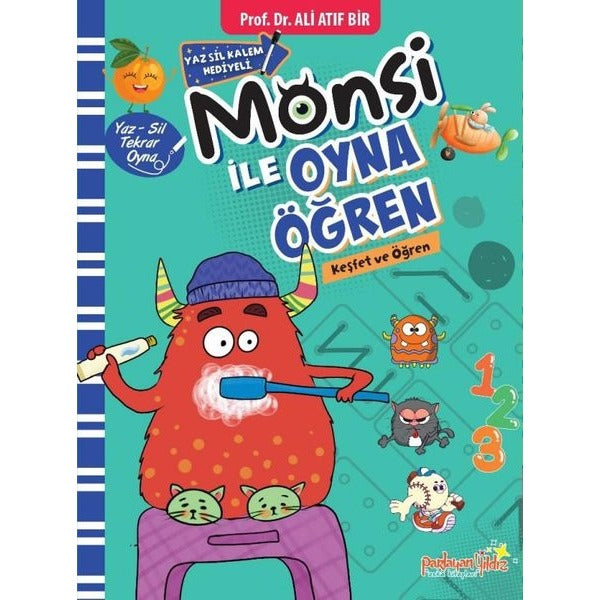 Monsi İle Oyna Öğren - Keşfet ve Öğren | Parlayan Yıldız (İnce Kapak)