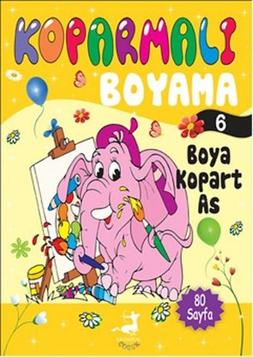Koparmalı Boyama - 6 | Olimpos Çocuk (İnce Kapak)