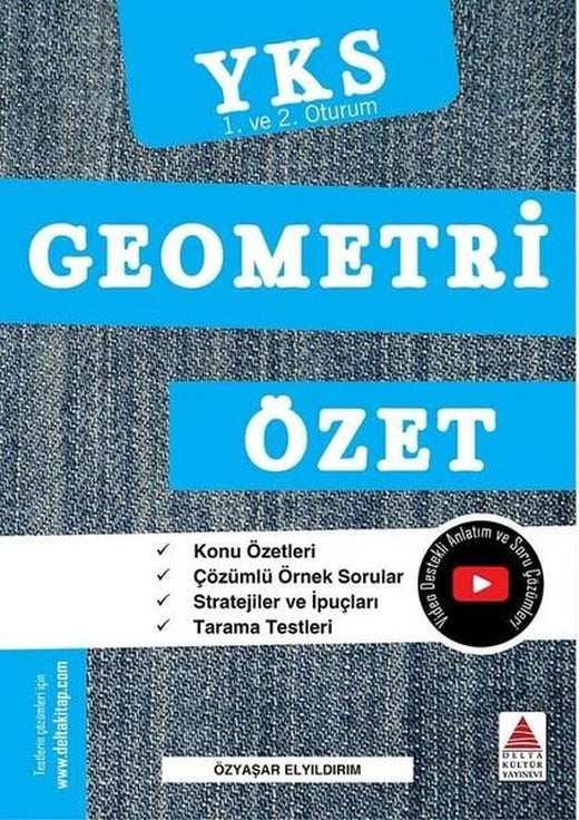 YKS 1. ve 2.Oturum Geometri Özet | Delta Kültür-Eğitim (İnce Kapak)