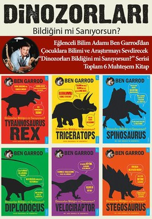Dinozorları Bildiğini mi Sanıyorsun?-6 Kitap Takım | Sola Kidz (İnce Kapak)